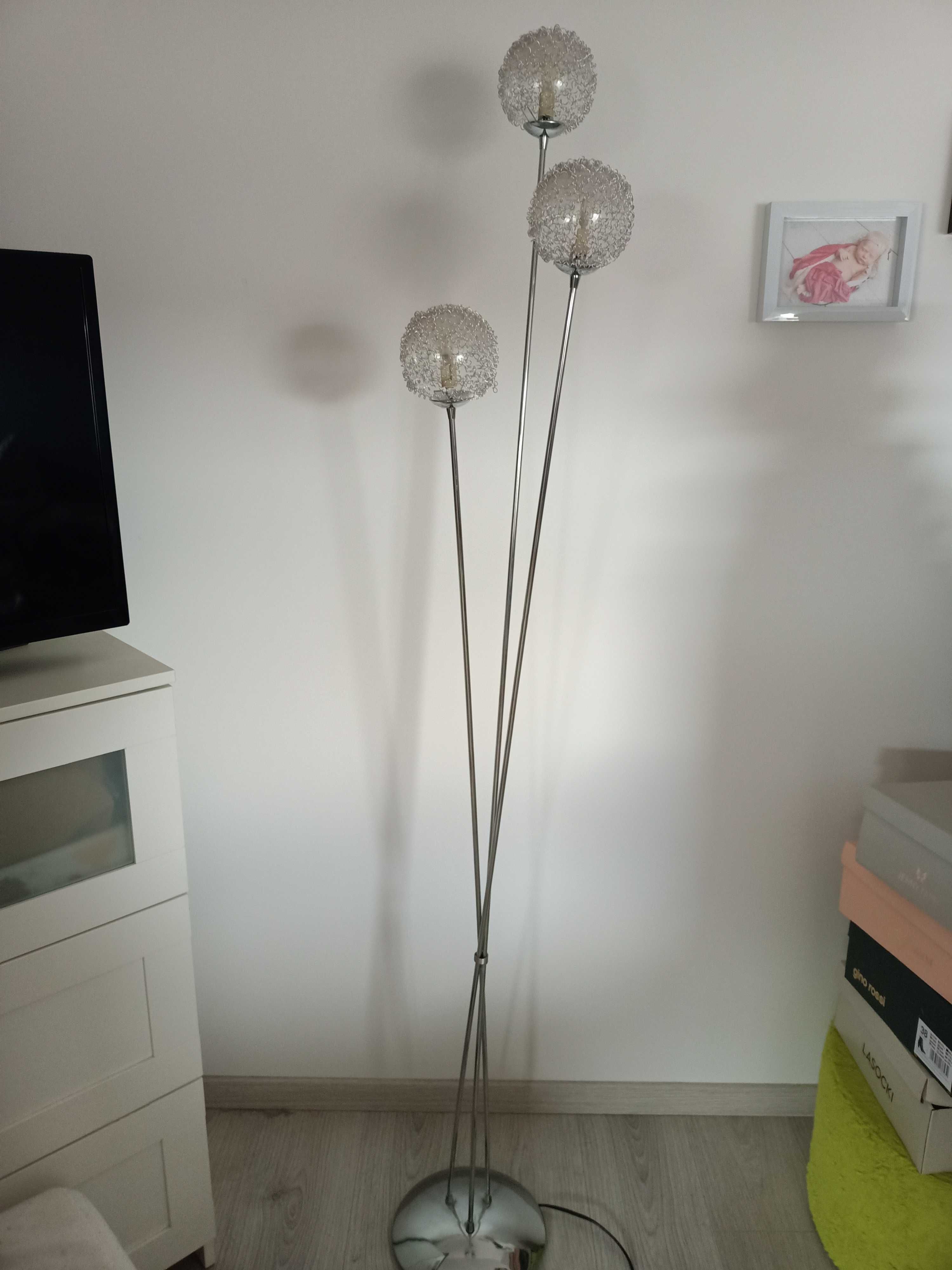 Lampa podłogowa 3 kule