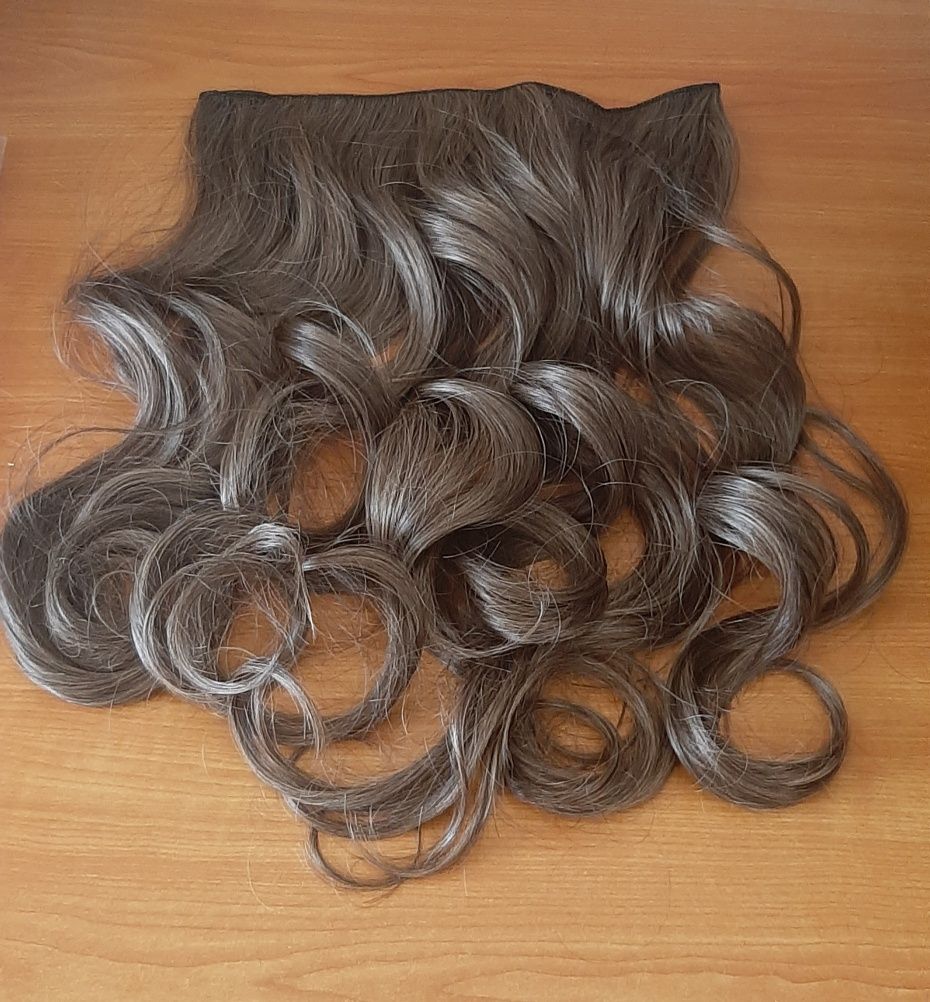 Extensões de cabelo sintético 2 tons 60 cm