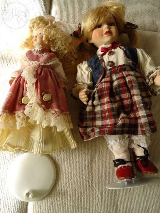 bonecas em porcelana