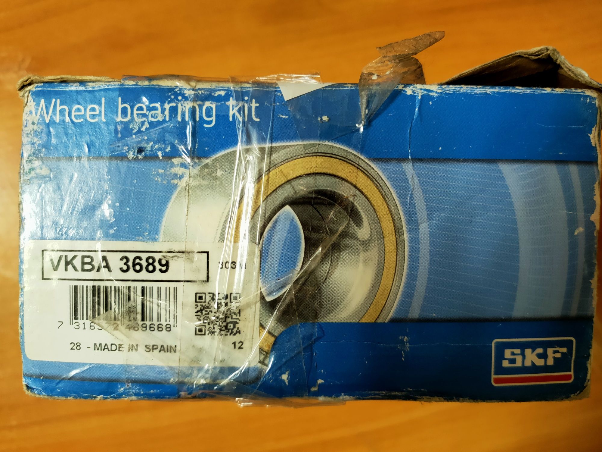 Підшипник маточини колеса, комплект VKBA3689. SKF