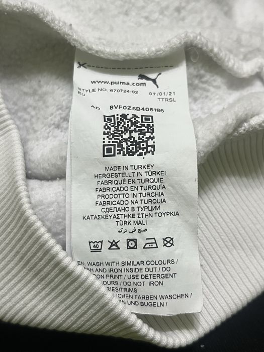 PUMA худі з логотипом, унісекс, розмір чоловічий М,жін. L