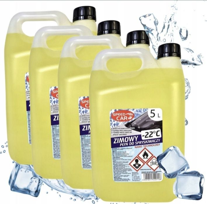 ... Płyn zimowy do spryskiwaczy speedcar 4x5l -22 z alkoholem