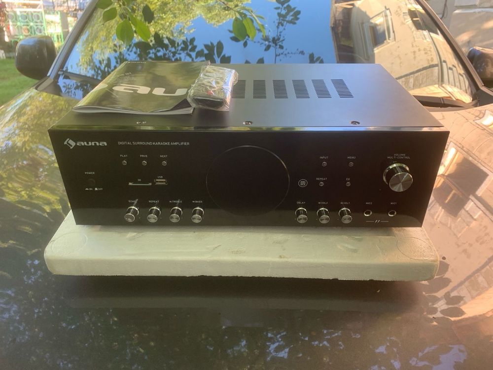 AMP-218 BT цифровий підсилювач об'ємного звучання Auna Німеччина
