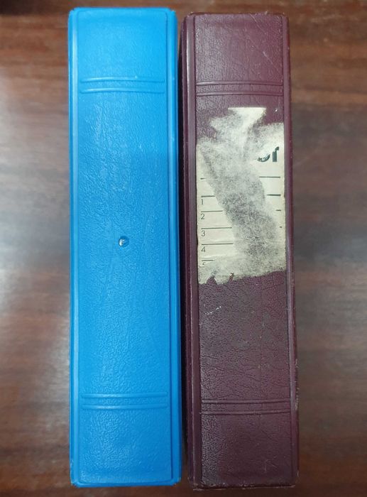 Caixas vintage para arquivo de disquetes de 5.25 (5 1/4) polegadas