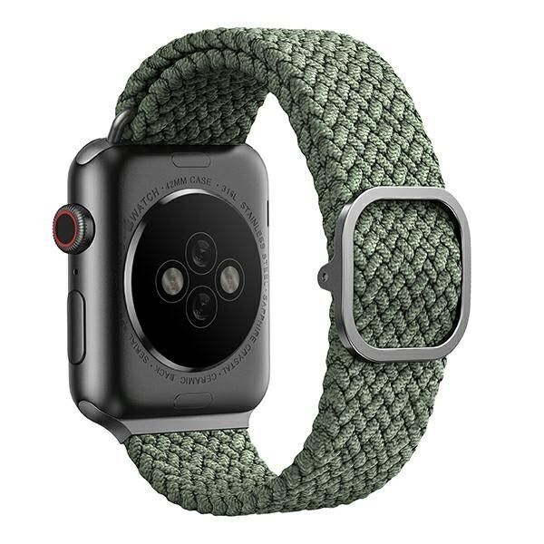Pasek Uniq Aspen Zielony - Apple Watch 42/44/45 mm