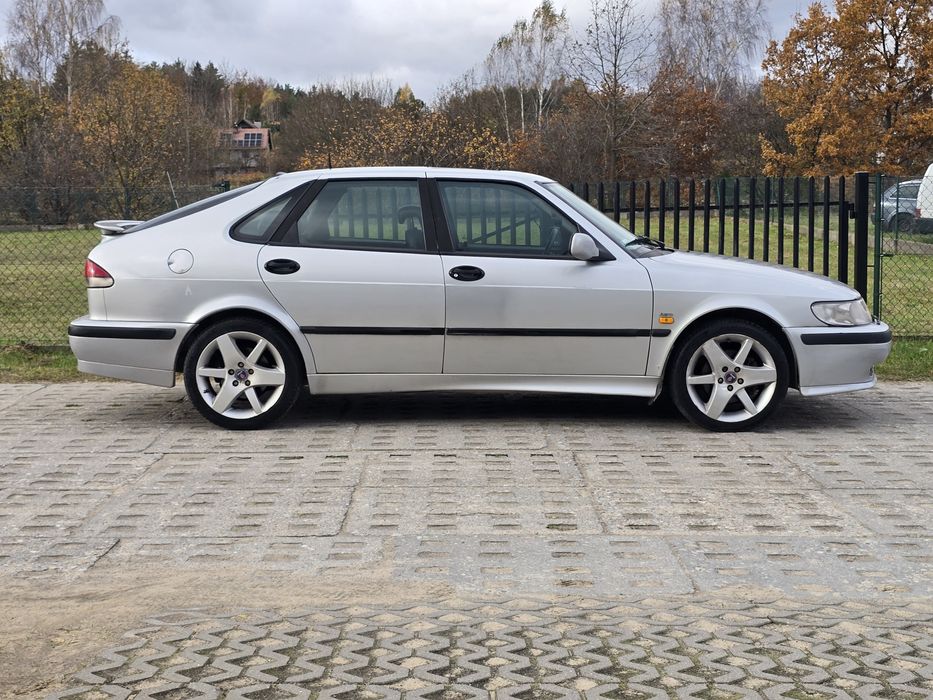 Saab 9-3 2.0 turbo 205km, manual, LPG, wersja aero, skóry, sprawny.