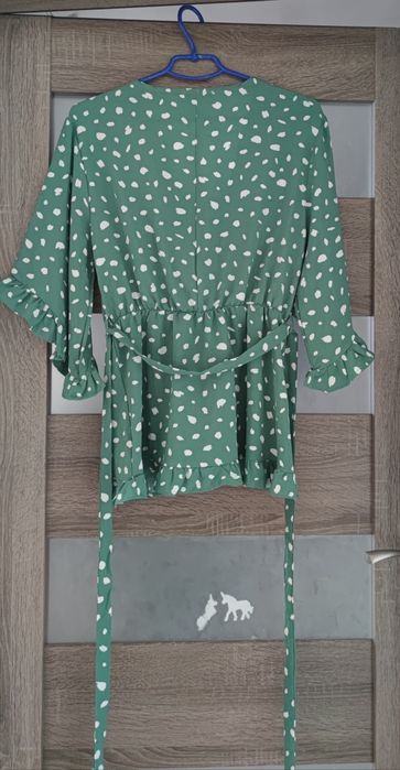Bluzka jak sukienka z falbankami r. XL