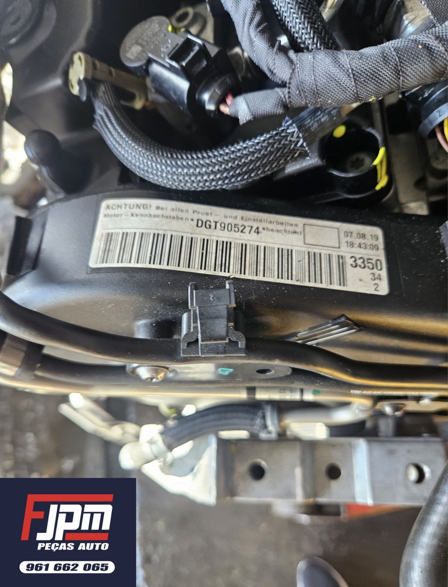 MOTOR AUDI A3 1.6 TDI REF DGT