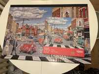 Puzzle Corner Piece 1960’s High Street 1000 elementów