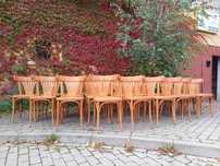 Krzesła krzesło bistro gastronomia gięte jak thonet radomsko vintage