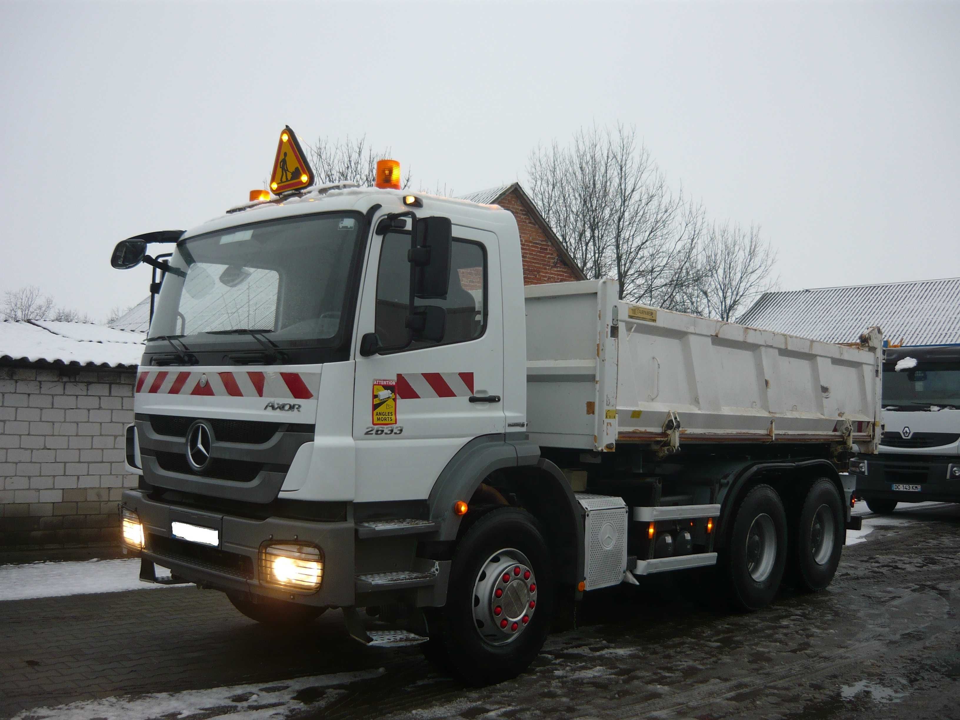 Mercedes AXOR 2633 6x4 Manual Klima Wywrotka Hydro burta