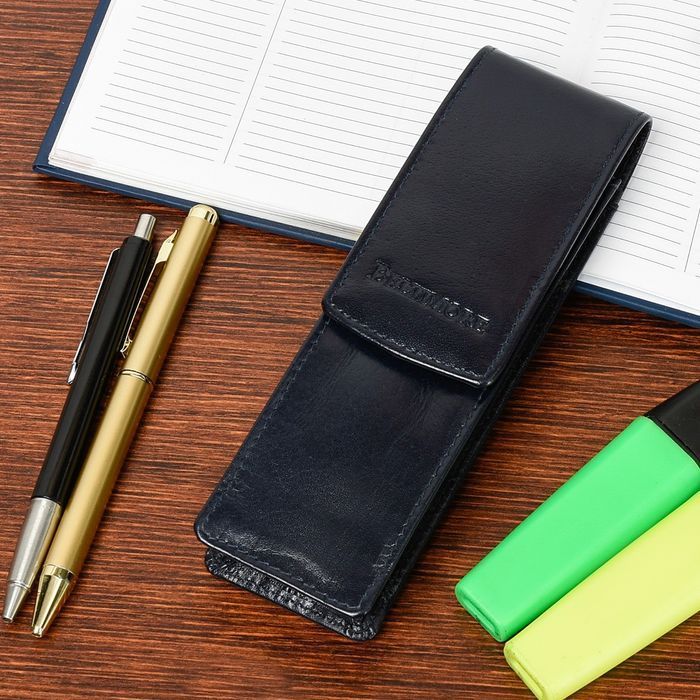 Etui na długopisy pojemne skórzane Beltimore