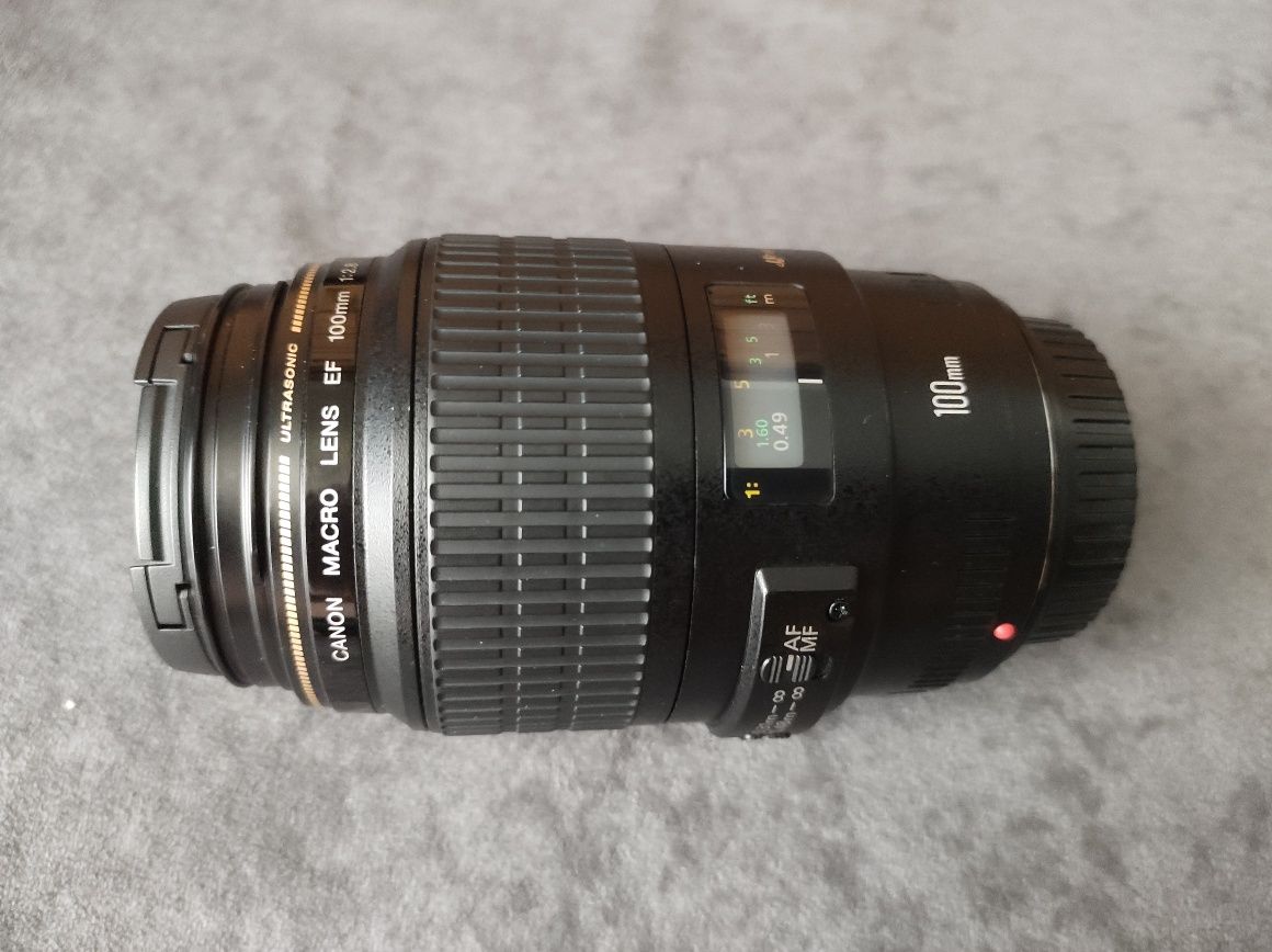 Canon EF 100 macro 2.8 USM Ładny stan nowszy model