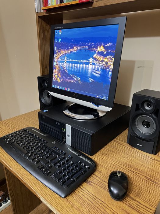 Компʼютер HP з монітором LG та сканером, комплект для учня