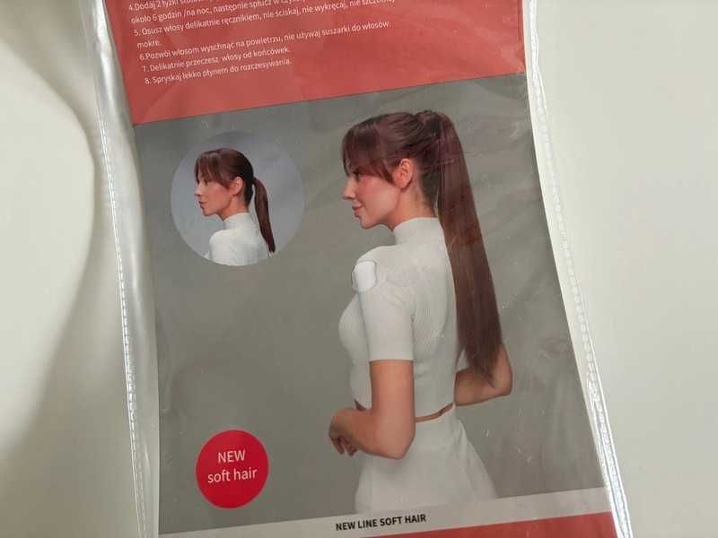 Cameron Hair sztuczne włosy doczepiany kucyk Średni brąz 55cm doczepy