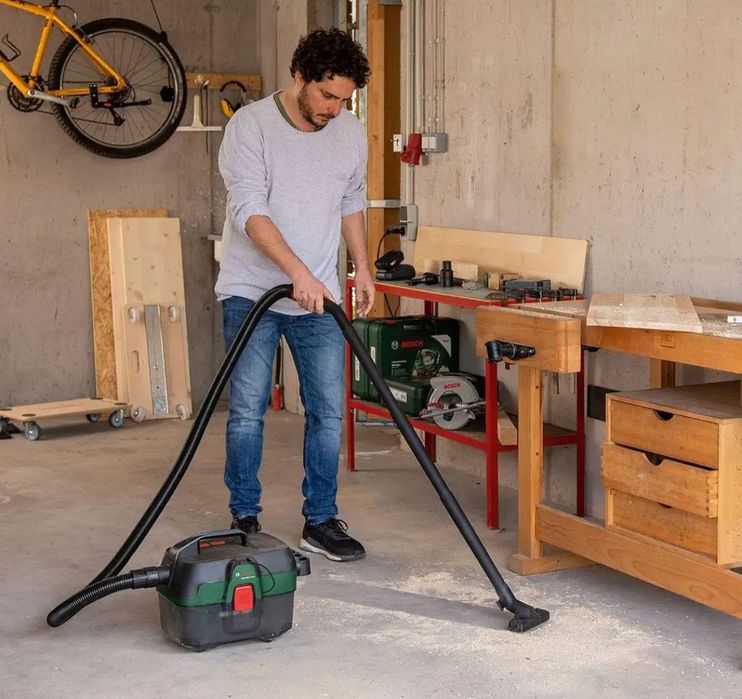 Bosch AdvancedVac 18V-8, Akumulatorowy Odkurzacz do Pracy na Sucho i M