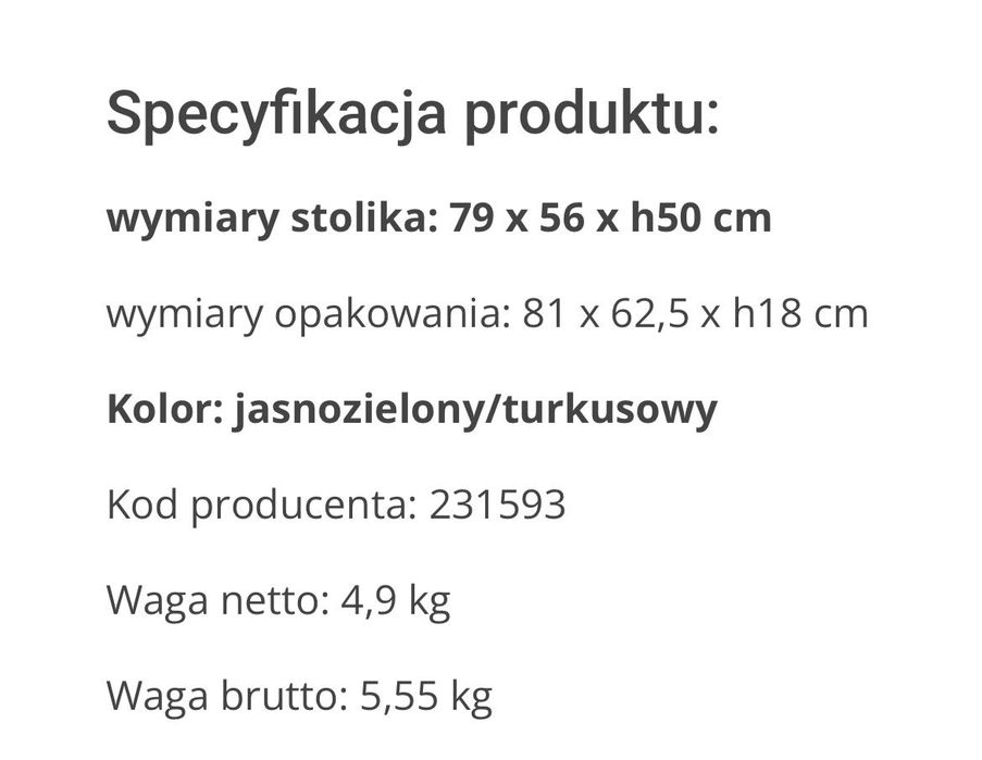 Stolik dla dzieci keter