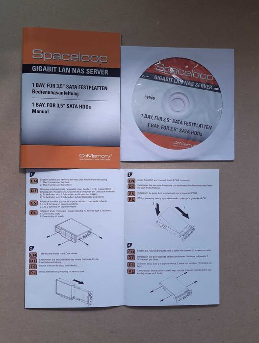 Servidor NAS para disco até 3TB