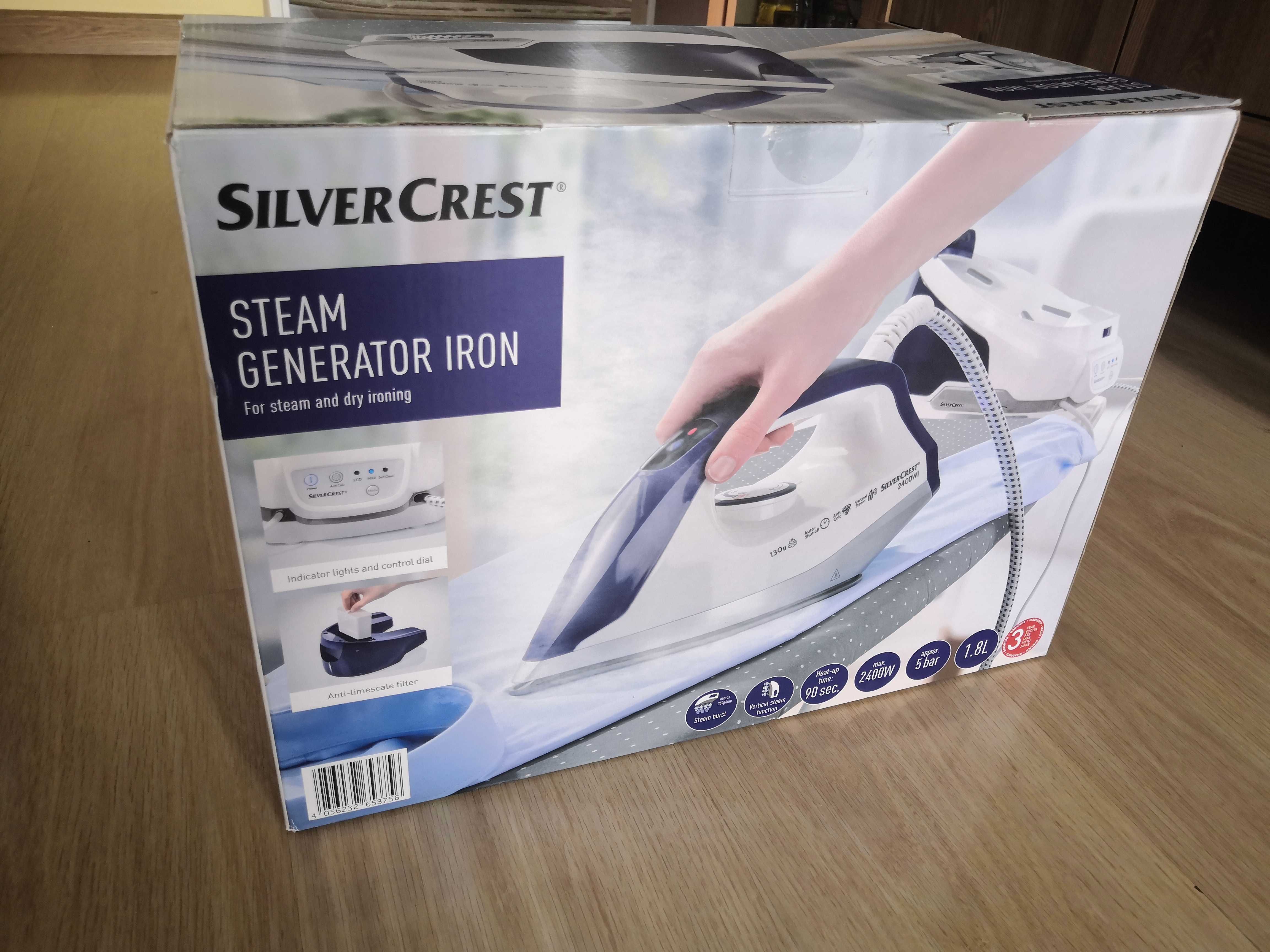 SILVERCREST® Żelazko ze stacją parową SDBS 2400 C1, 2400 W