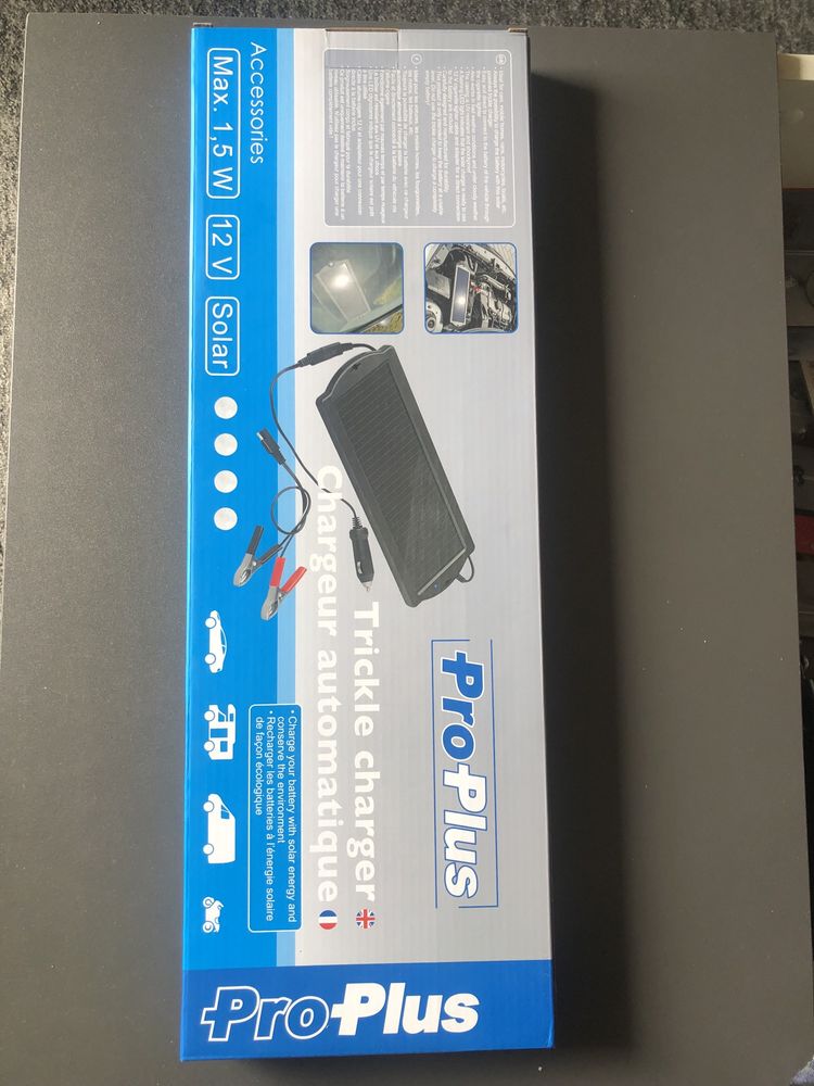 Ładowarka solarna 12V do podtrzymania akumulatora