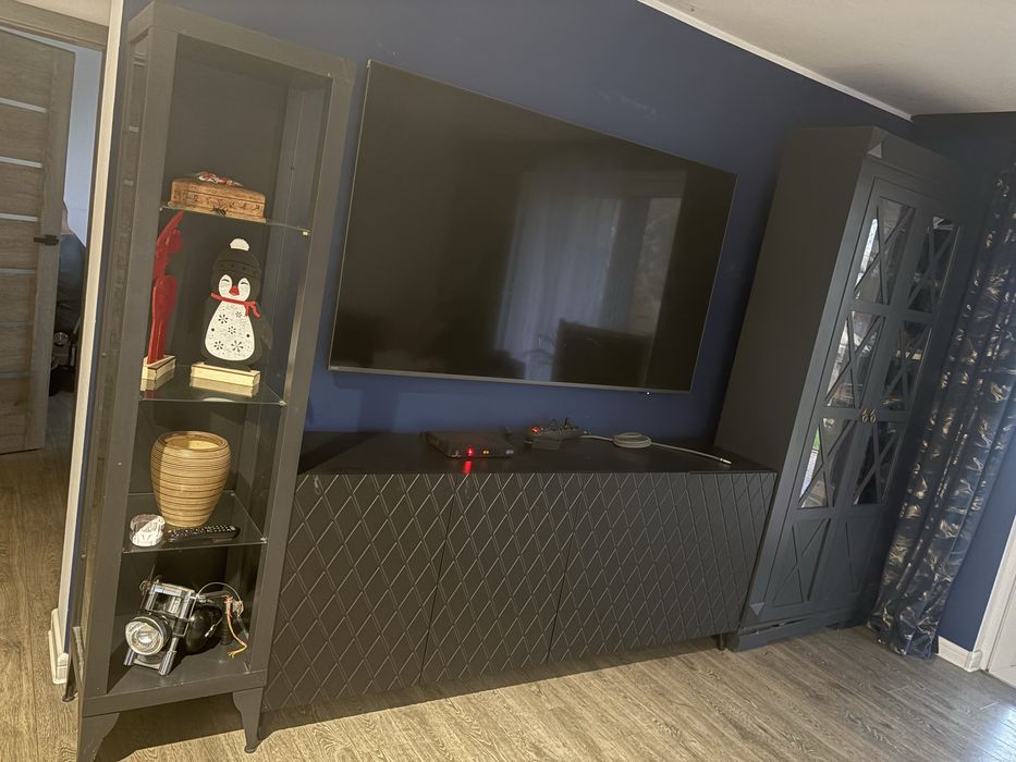 Meble do salonu czarny mat.