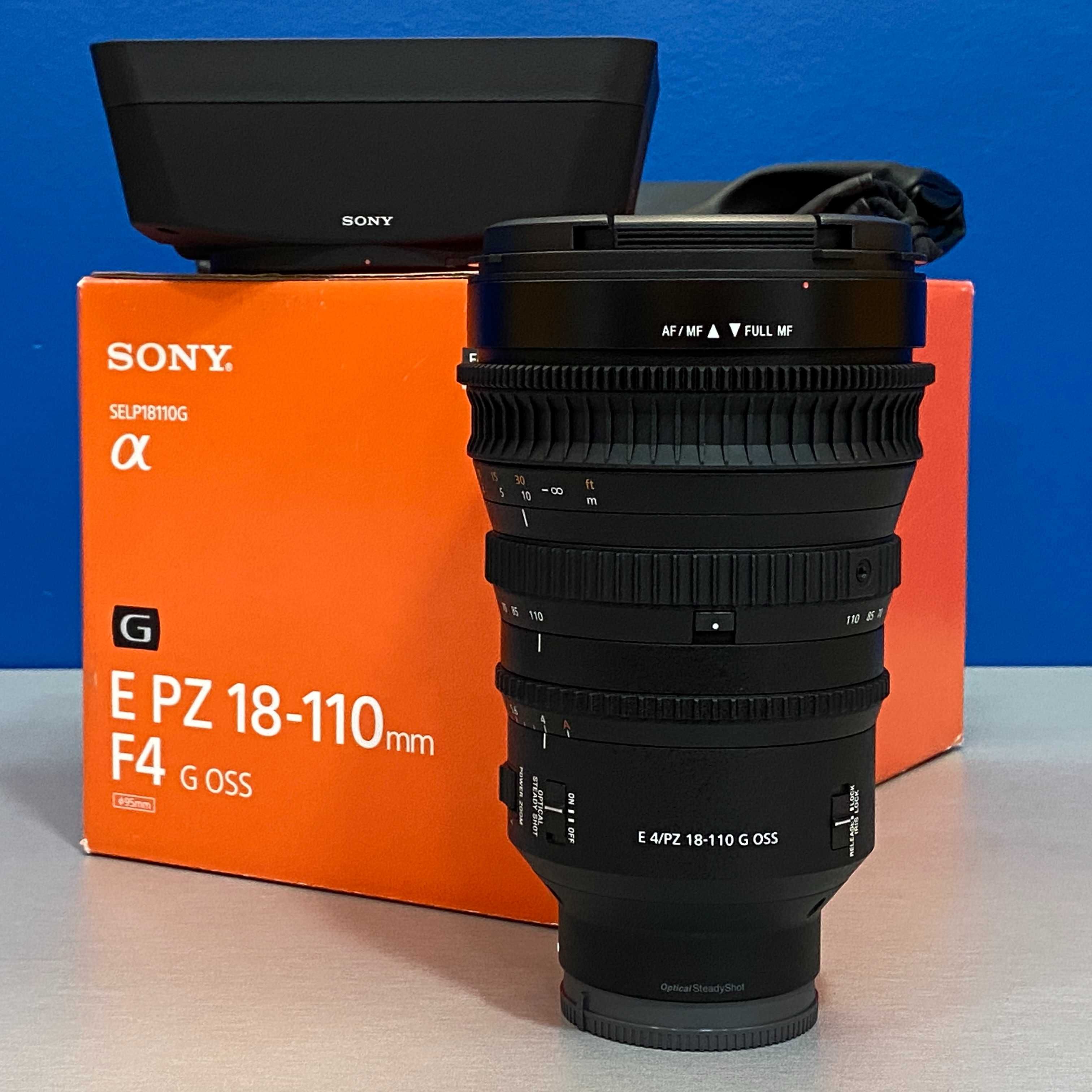 Sony E PZ 18-110mm f/4 G OSS (NOVA - 3 ANOS DE GARANTIA)