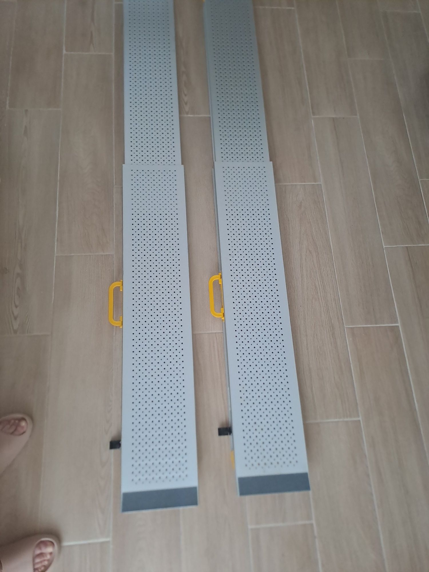 Rampas telescópicas de alumínio