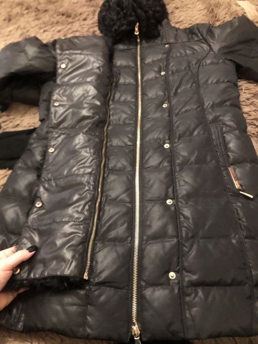 Пуховик женский 50 48 европейский черный