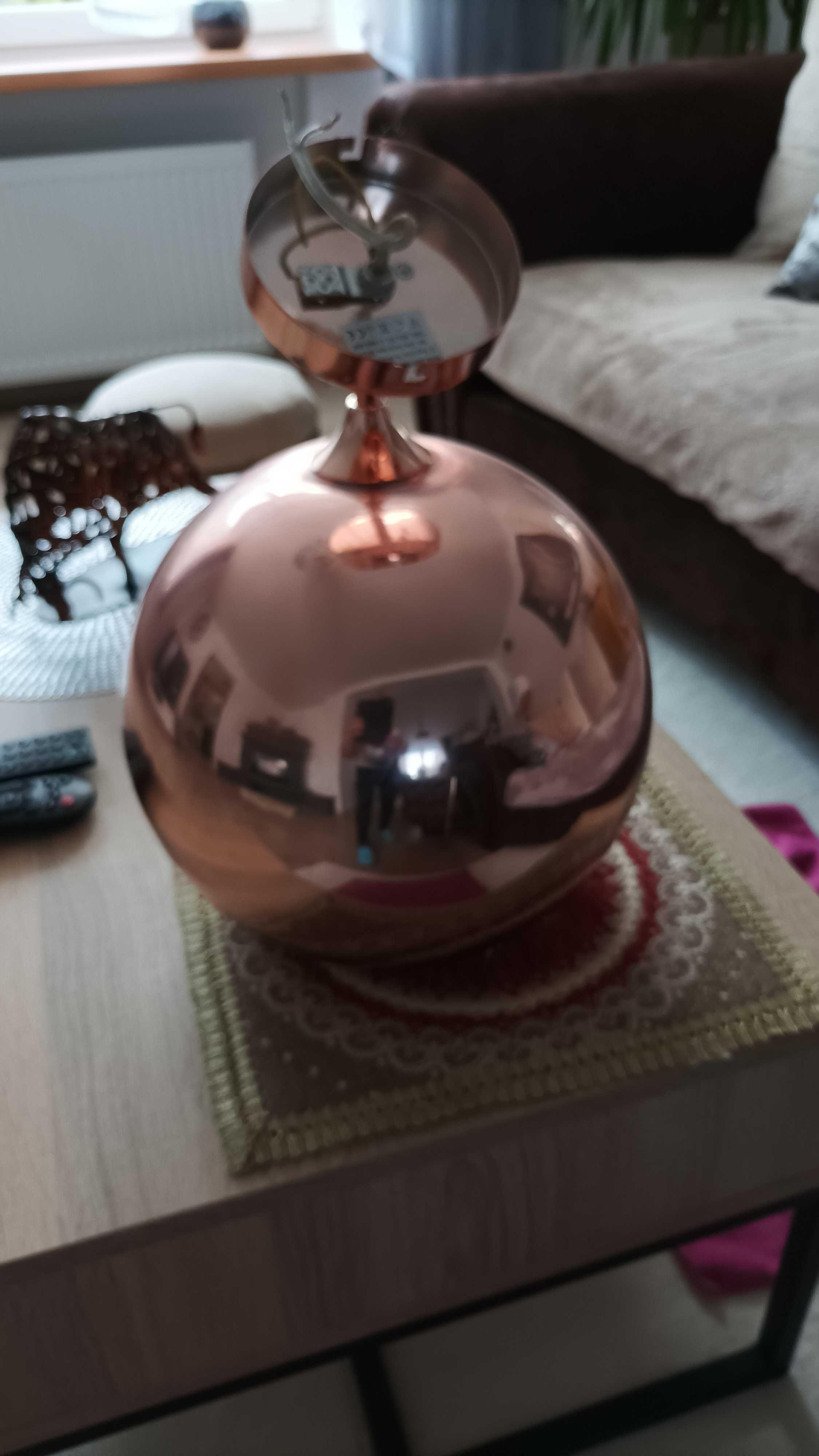 Lampa Duża Szklana Kula