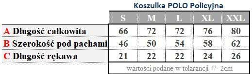 Koszulka Policyjna POLO Nowy Wzór POLICJA rozmiar L