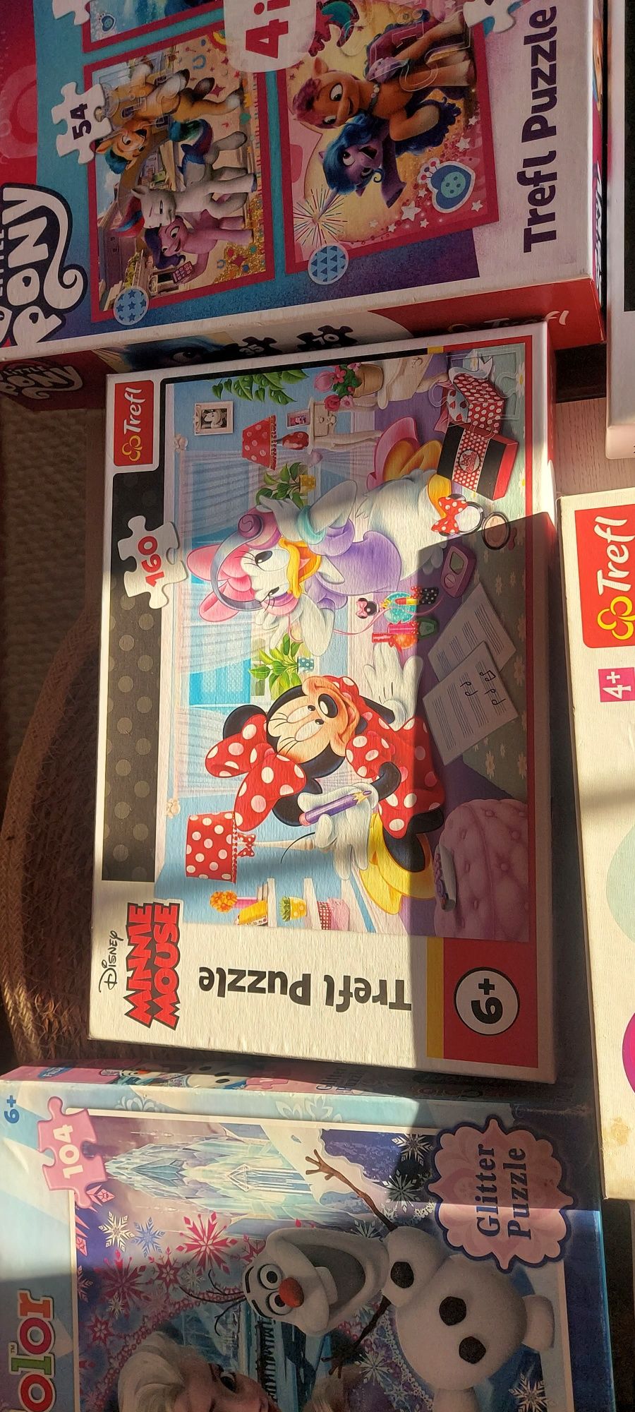 Puzzle 4+ 5+ 6+ 7+ my little pony elsa koci domek gabi barbie