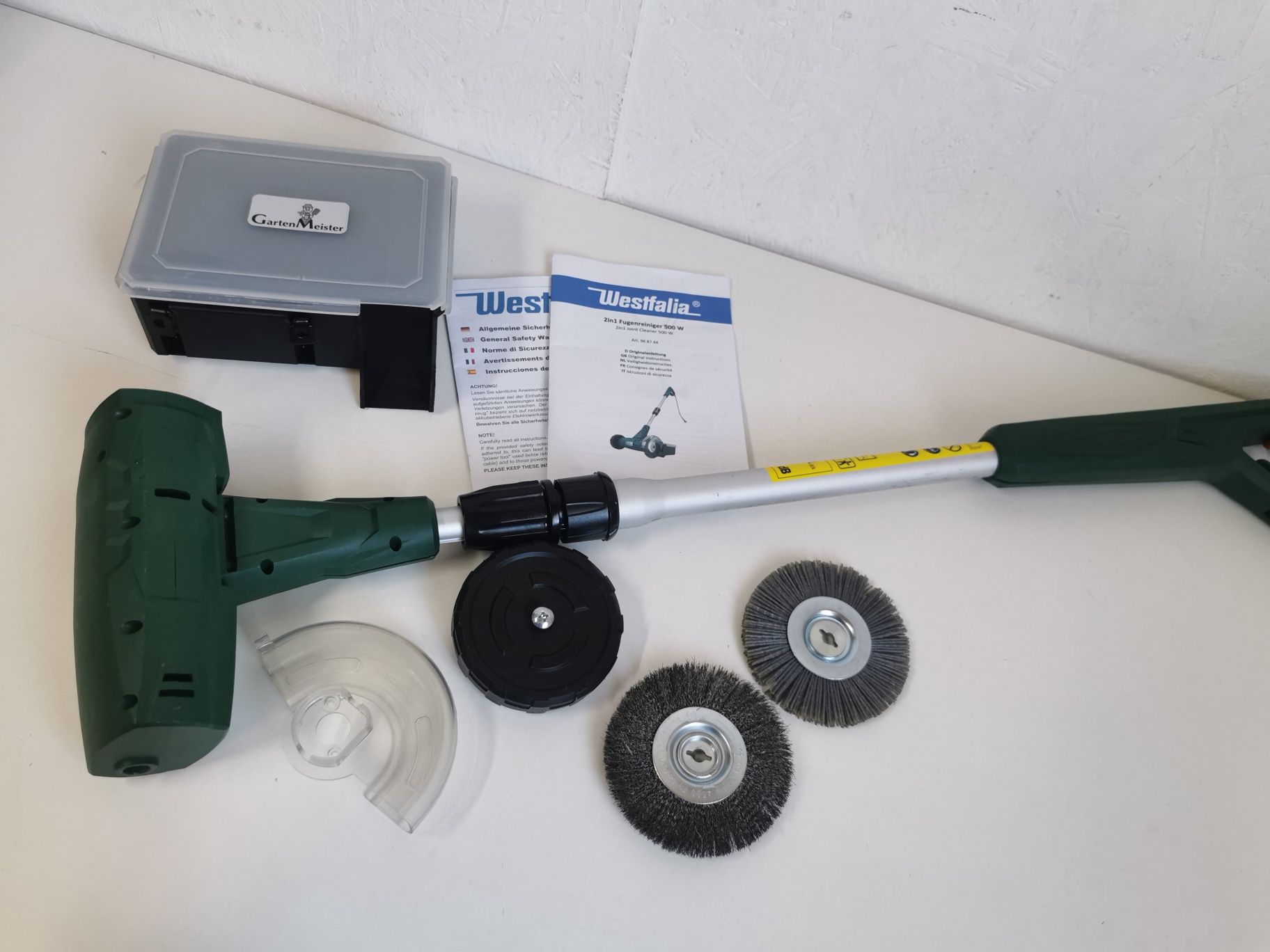 Elektroniczna czyszczarka szczotka do czyszczenia fug kostki  GartenM