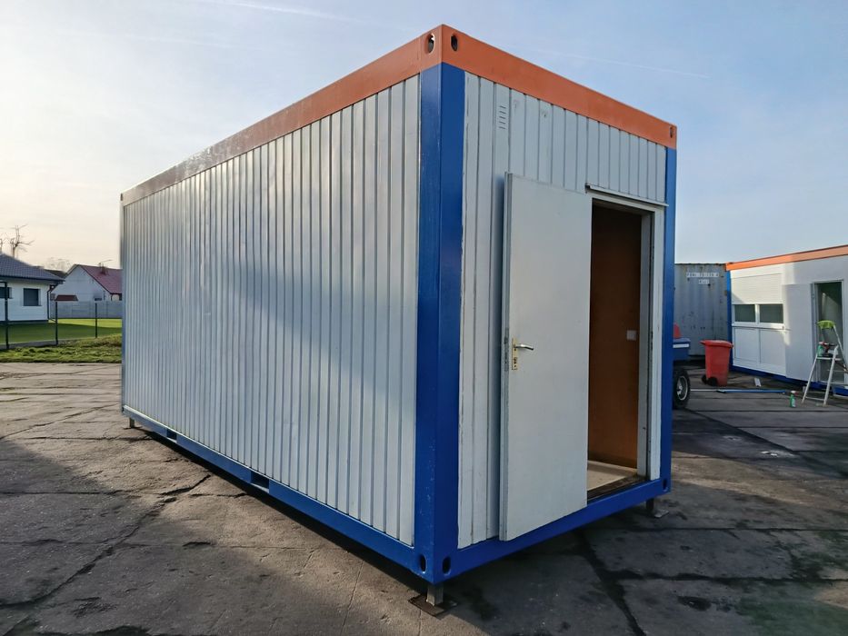 Kontener biurowy socjalny wyposażony na budowę działkę firmę