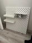 Tablica perforowana Ikea Skadis 56x56 cm biała