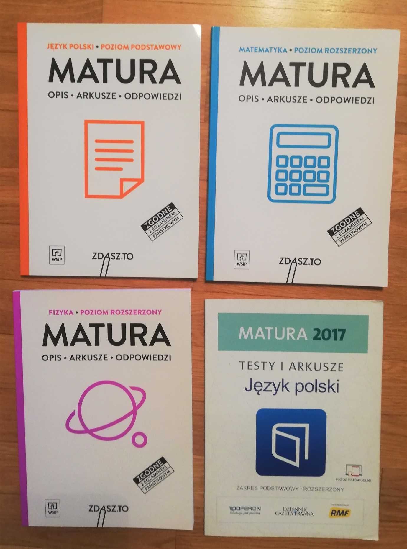 Zestaw arkuszy maturalnych WSiP