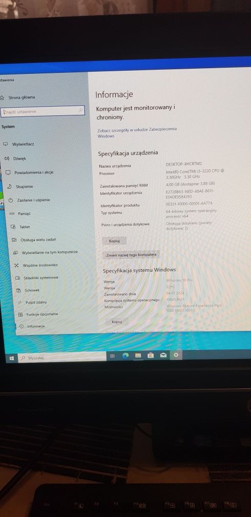 Hp Elite 8300 all in one ekran 23cale dotykowy