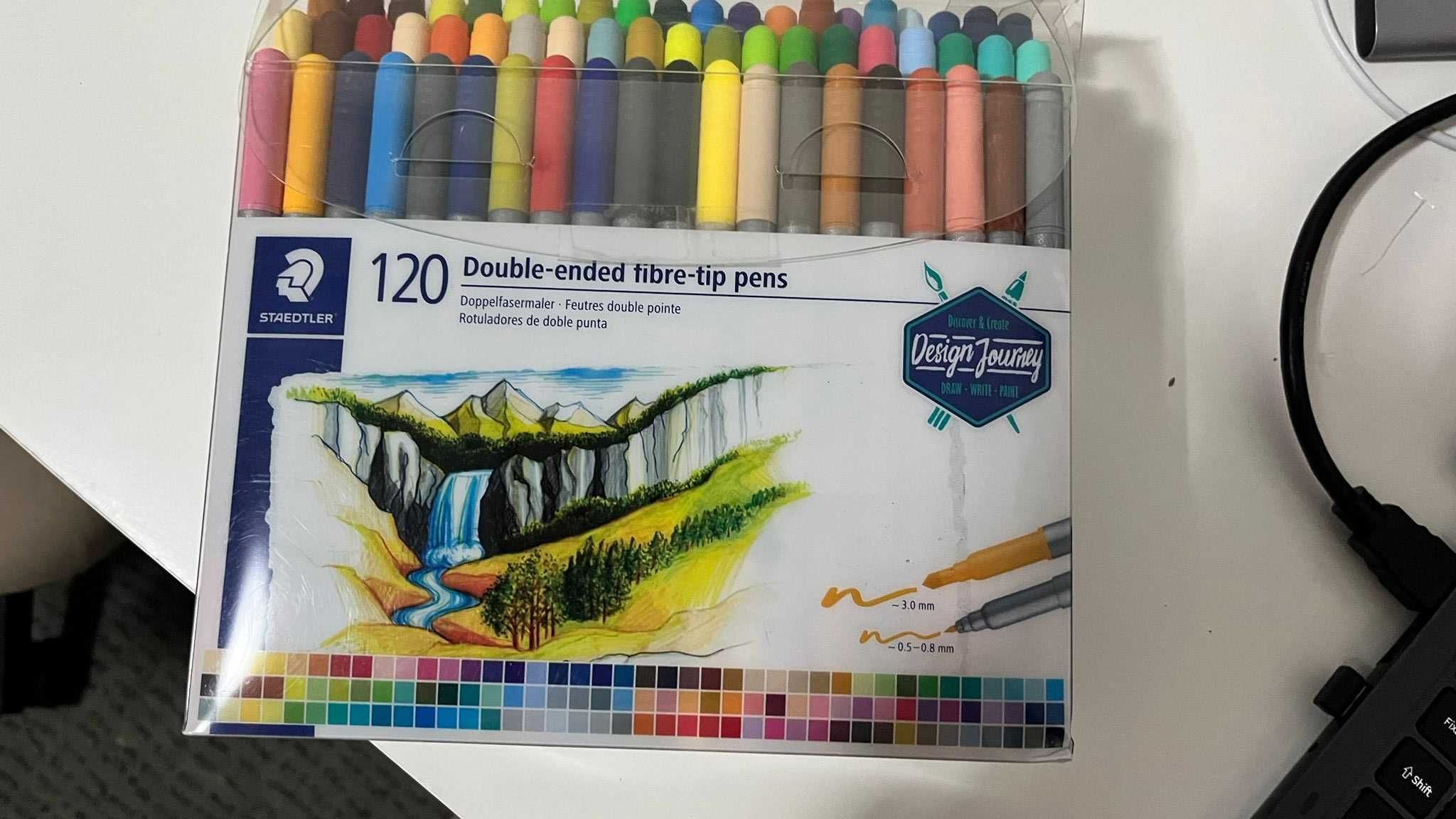 Staedtler Marcadores Feltro Ponta Dupla 120Uni.