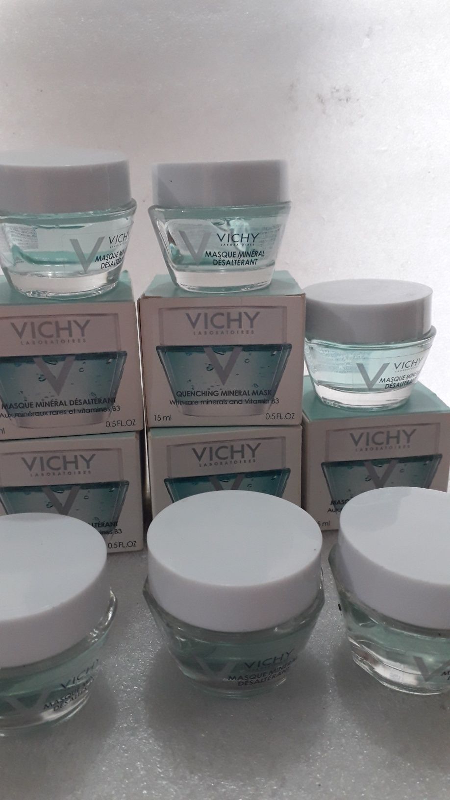 Мінералізована маска Vichy 15мл.Міцелярная вода Vichy 100мл.лот