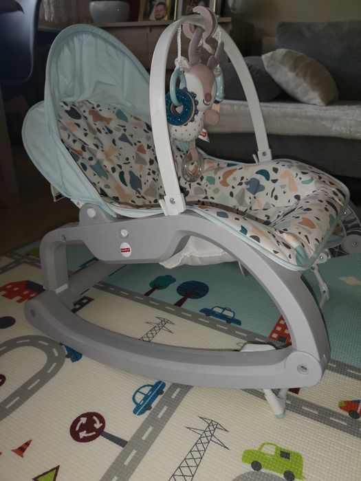 Leżaczek dla dziecka, niemowlaka, fisher price