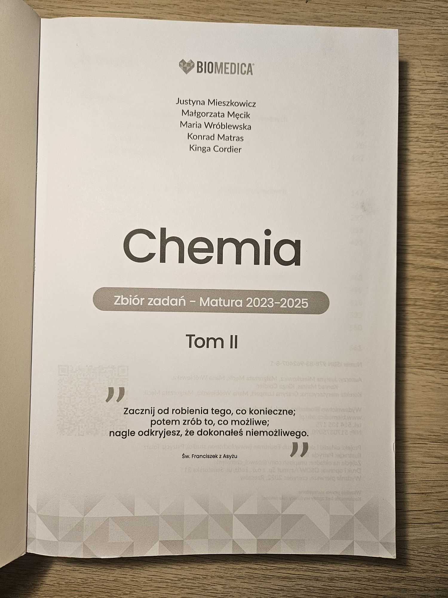 Chemia zbiór zadań 2 biomedica