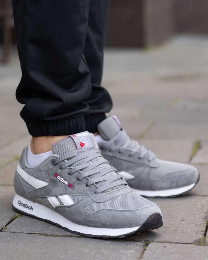 Reebok Classic Leather Grey White