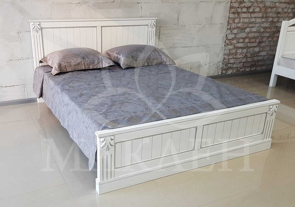 В наявності ліжко з масиву бука в розмірі  140/160/180*200