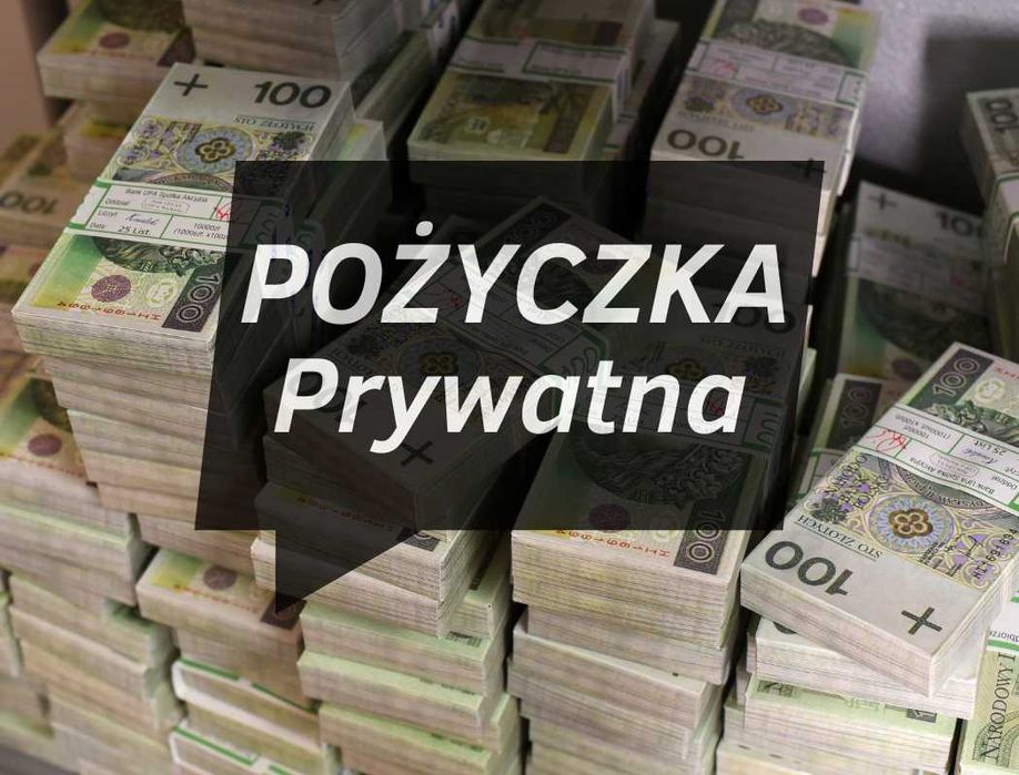 NOWA POŻYCZKA prywatna 24/7 bez bik brak odmowy szybka wypłata