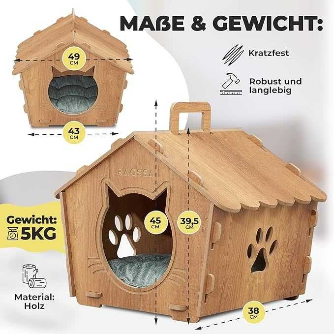 RACSSA Domek dla kota