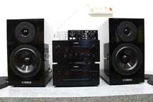 Wieża Yamaha R-840 / CD-640 + Kolumny + Pilot / USB / iPod
