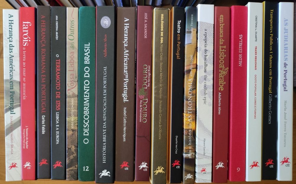 Livros temáticos CTT de Portugal, 25€
Cada 20€ com