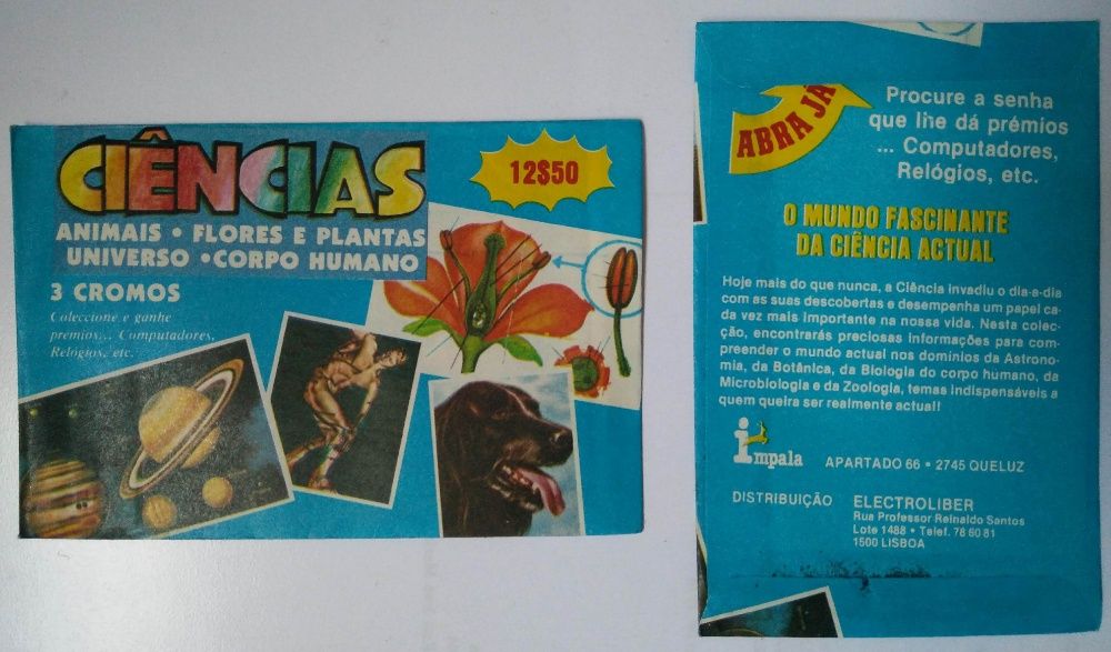 Carteiras de cromos de coleções APR