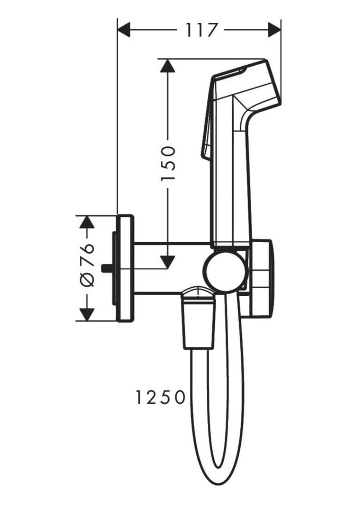 Hansgrohe 29230000 29232000 29235180 гігієнічний душ зі змішувачем