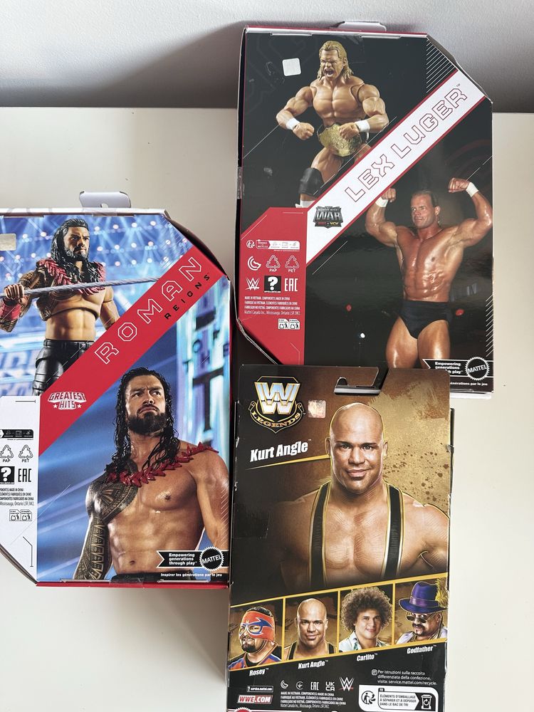 Figuras WWE edições limitadas