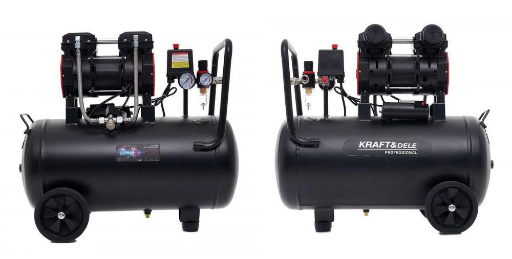 KRAFT&DELE Kompresor Bezolejowy Sprężarka 50l 230V 1,5kW KD1386